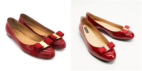 ferragamo two tone shoes dupe
